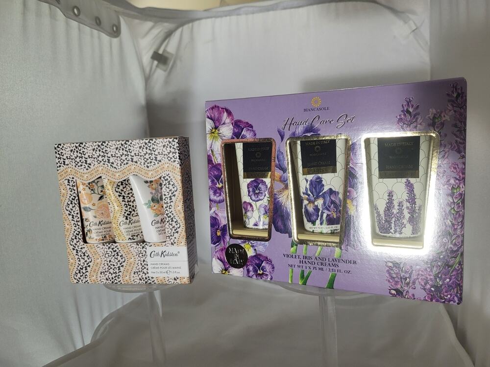 Cath Kidston Hand Cream Orange Blossom And Biancasole Hand Cream Iris, Violet
